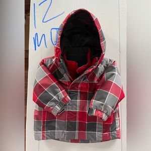 Coat with removable inner liner. Great condition. No holes or stains.